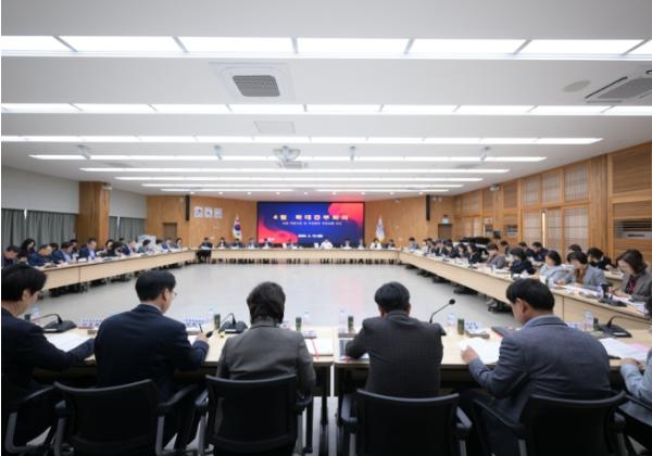 논산시, 4월 확대간부회의 개최
