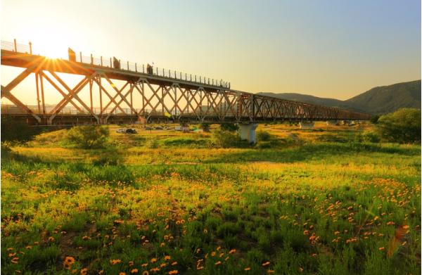 낙동강 석양 따라 달린다…김해 `선셋 바이크`