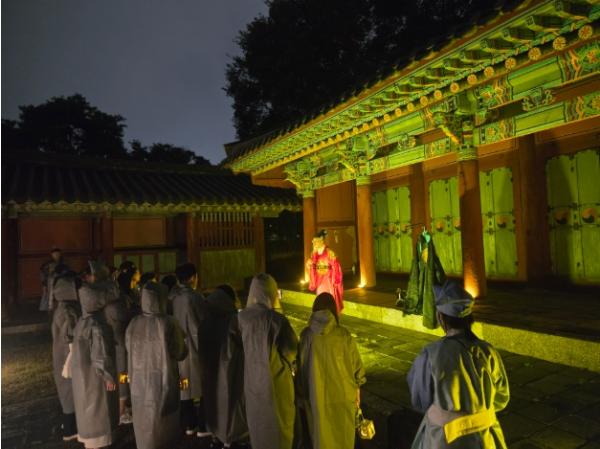 전주시 대표 장수 프로그램, 경기전 야간 탐방 프로그램 ‘왕과의 산책’ 개막 기사 이미지